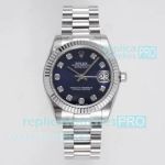 GS Factory Swiss Clone Rolex Oyster Perpetual Datejust President Watch Blue Face 